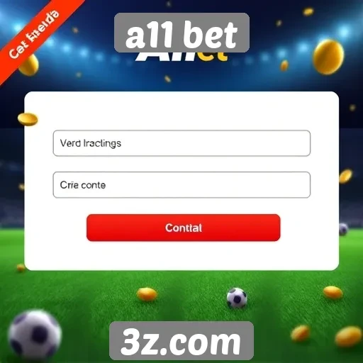 Como criar uma conta na A11 Bet