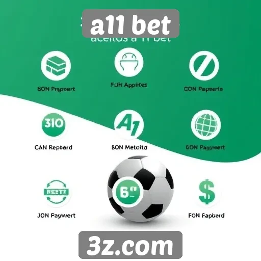 Métodos de pagamento aceitos no a11 bet
